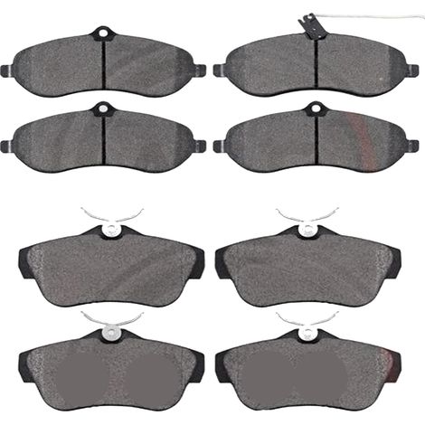 KIT PASTIGLIE FRENO ANTERIORI E POSTERIORI compatibile con AUDI A1 (GBA,GBH) / PASTIGLIE FRENANTI AUTO OEM FDB1094,FDB1788 / SOSTITUZIONE DIRETTA / BASSA POLVERE / SILENZIOSO