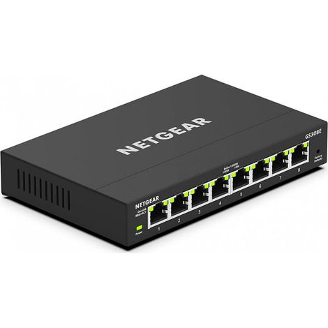 Netgear SOHO Plus GS308E Desktop 8 Port Gigabit Switch