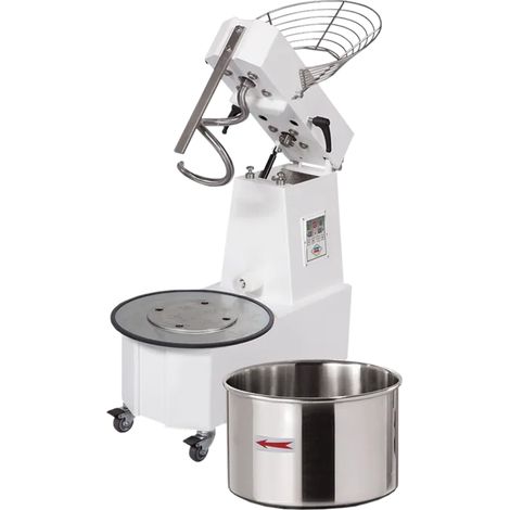 Pétrin à pâte double vitesse récipient amovible 15 l 400 V RM - HTS 15 2T - RM Gastro