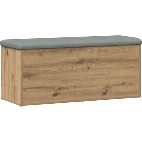 Maison Exclusive - Panca contenitore artigianale in rovere 102x42x45 cm in legno ingegnerizzato