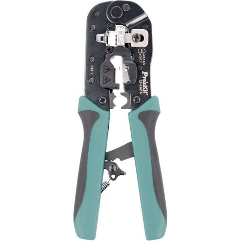 Crimpadora Conectores Modulares Rj45 Cat7 Cat6 Cat5 Hrv338 (1/3)
