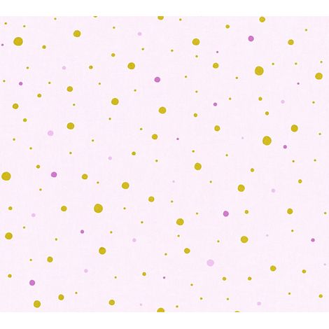 Papier Peint "Gomettes Multicos" Rose Clair 10mx 0.53 m (1/5)