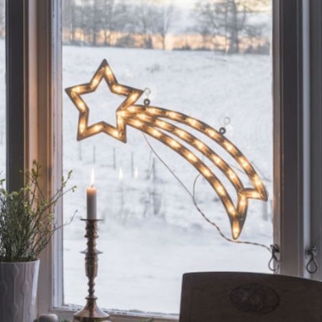 Konstsmide LED Fenstersilhouette Komet warmweiße Dioden Innen (1/5)