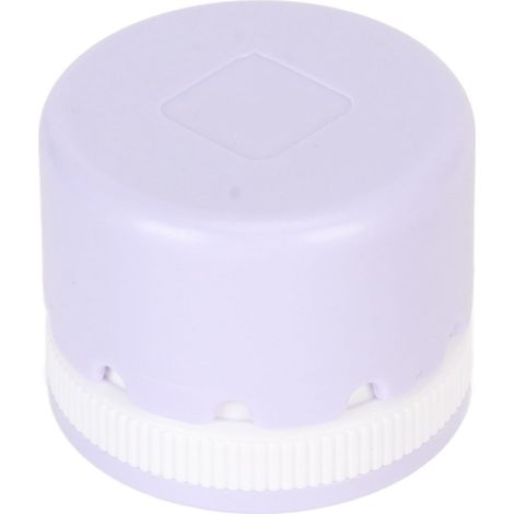 Conditionneur de fil à la cire d'abeille à tension réglable multi-rainures et grande capacité (coque en plastique, violet clair)