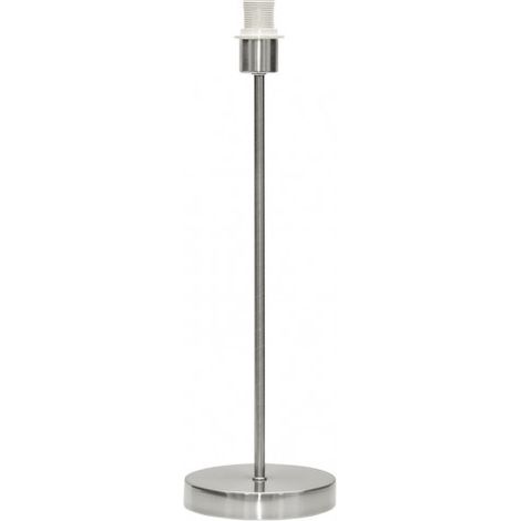 FABRILAMP Tischplatte hoher Seitenschrank 1xe27 Nickel 47x13x13x13 Cm