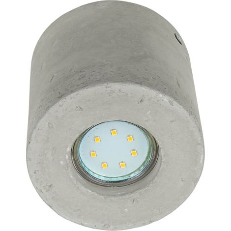 Betonlampe Decke Zylinder Ø10cm klein Flur Wohnzimmer Deckenleuchte