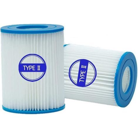 2er-Pack Poolfilterkartuschen für Bestway II, Größe 2, Typ 2 Poolfilter, Ersatz für Filter für n A307 (1/5)