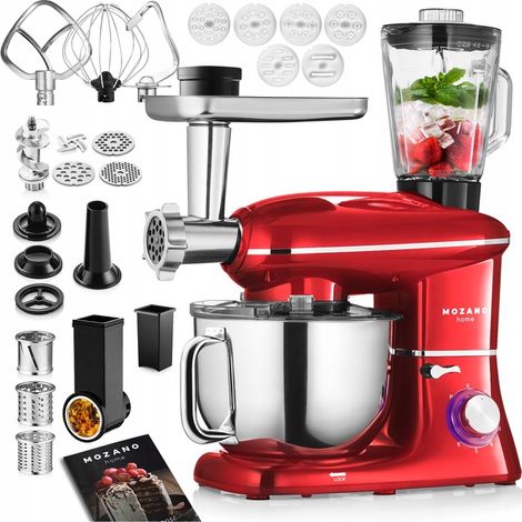 PLANETARY KITCHEN PROBOT MIXER-BLENDER-SCHÜSSEL 6,2L GROSSE 6-IN-1-REZEPTSET