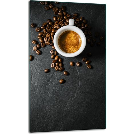 TABLERO DE MESA DE PANEL DE CRISTAL 30x52 CAFÉ (1/5)