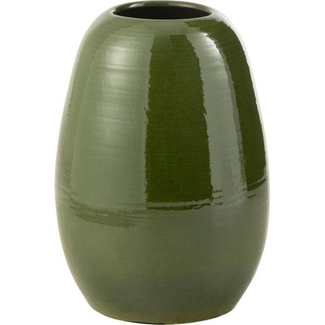 Vase Design en Porcelaine "Lola" 40cm Vert (1/2)
