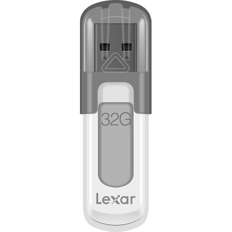 Lexar JumpDrive V100 unità flash USB 32 GB USB tipo A 3.2 Gen 1 (3.1 Gen 1) Grigio, Bianco (1/2)