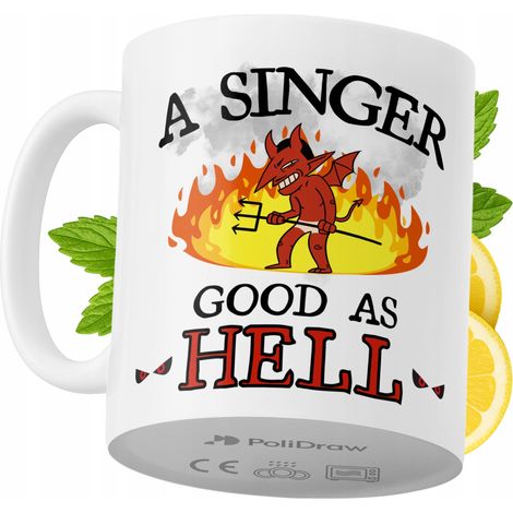 Tazza divertente e umoristica per un cantante, ideale per caffè e tè, con grafica e testo divertenti. Perfetta per compleanni, onomastici e festività. Tazza premium per occasioni speciali, per casa, u (1/5)