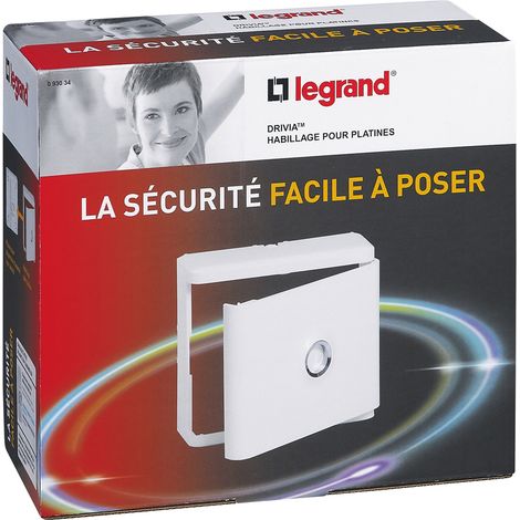 Legrand - Porte pour platine disjoncteur d'abonné - Blanc (1/3)