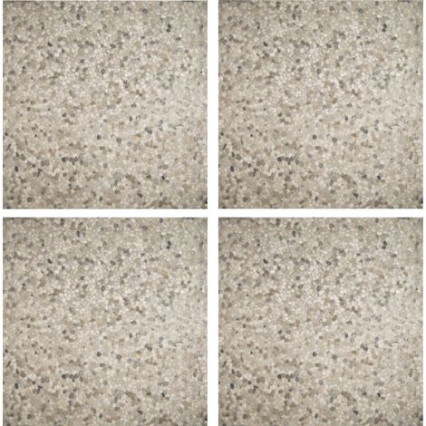 Set 4 pezzi piastra ombrellone palo laterale 40x40cm