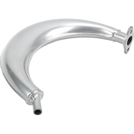 Silencieux d'échappement Banane Demi-Lune en Acier Alliage pour Moteur 2 Temps 49cc 60cc 66cc 80cc Vélo Motorisé (1/5)