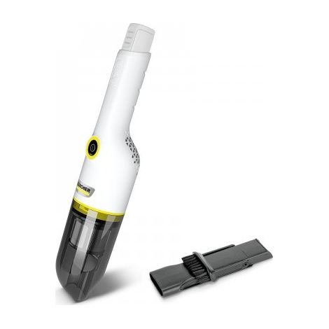 Kärcher Aspiradora de Mano CVH 2-4 a batería, compacta para Uso rápido, Capacidad depósito: 0,15 l, Peso: 0,59 kg, Incl. Boquilla para Ranuras 2 en 1 (1/5)