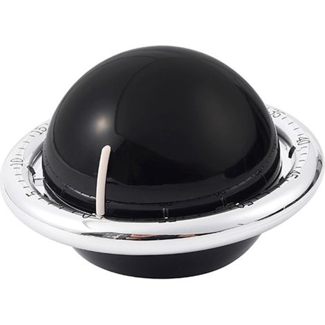 Minuteur mécanique à décompte, pratique et polyvalent, compact pour cuisine, étude ou cuisson - Noir (1/5)