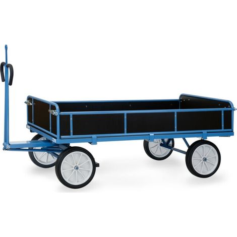 fetra Chariot à plateau manuel 6456V avec anneau d'attelage (1/5)