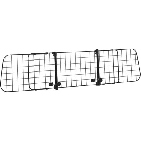 Accessoires de voiture pour chien-Grille de protection reglable-Largeur sans outil-Montage rapide pour coffre-91-152x0.6x30(cm) (1/5)