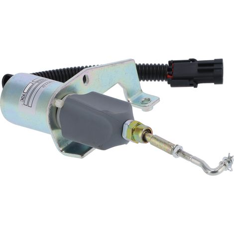 Kraftstoffabsperrventil, Magnetventil für Baggermotorstopp, elektrische Flammenabschaltung, Zubehör TOSD‑03‑038DC12V (1/5)