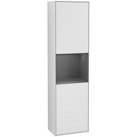 VB Hochschrank Finion F47 418x1516x270mm mit Beleuchtung FK/RE/AP: MT/GK/- (1/4)