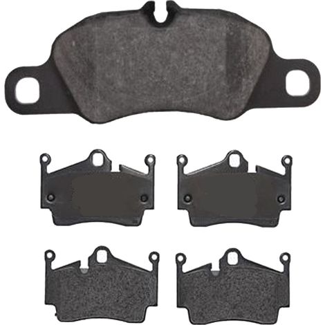 KIT PASTIGLIE FRENO ANTERIORI E POSTERIORI compatibile con PORSCHE PANAMERA (970) / PASTIGLIE FRENANTI AUTO OEM P 65 021,P 65 020 / SOSTITUZIONE DIRETTA / BASSA POLVERE / SILENZIOSO