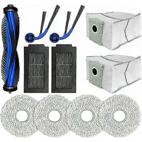 Pièces détachées pour aspirateur Ecovacs Deeboot T30C : brosse principale, filtre HEPA, lingette, sac à poussière et accessoires de rechange (1/5)