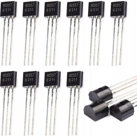 BC557 Transistor Arduino PNP 10 pz. nell'alloggiamento TO-92