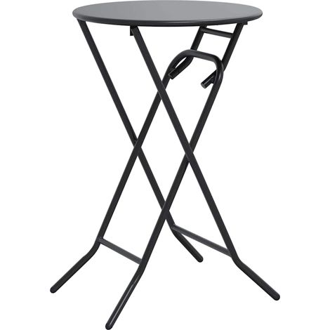 Maison Exclusive - Gartentisch Anthrazit 50 x 50 x 72 cm Metall