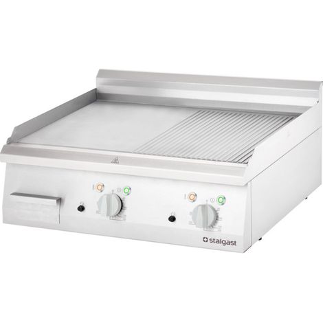 Plancha électrique lisse et nervurée, 8,1 kW - Stalgast (1/5)