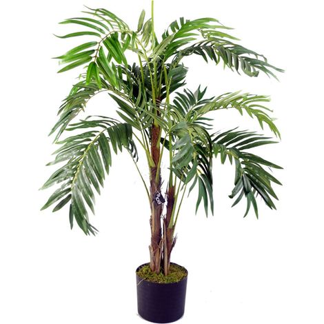 120cm Leaf Large Artificial Palm Tree - Natural (1/2)