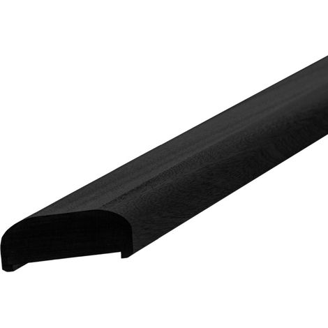 Plus Handlauf Mahagoni 3,6 x 197 cm schwarz Gährung links für Stahlpfosten (1/3)