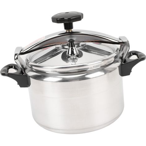 Autocuiseur professionnel 7L, grande capacité, sécurité efficace, sans revêtement, Double oreilles, conserve en aluminium pour cuisinière à gaz