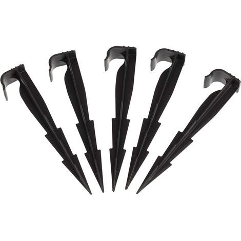 Lot de 50 piquets de Fixation pour Ligne d'égouttement, tuyaux d'irrigation et tuyaux gouteurs (1/5)