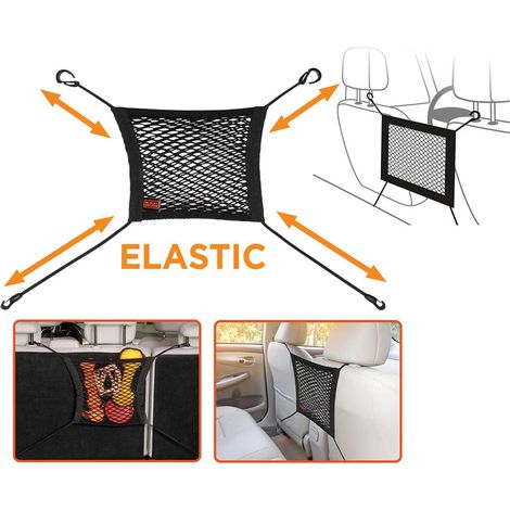 Réseau De Rangement De Voiture Entre Les Sièges Black+Decker (1/2)