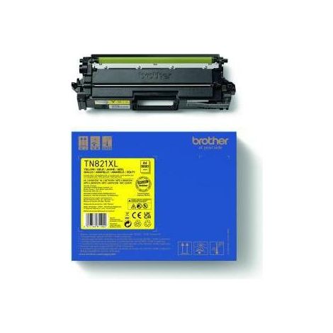 Toner Originalzubehör TN-821XLY ca. 9.000 Seiten gelb