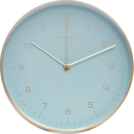 Interiors by Premier Versatile Gold And Mint Green Finish Wall Clock, Functional And Stylish Indoor Clock, Wall Clock For Outdoor (1/5)