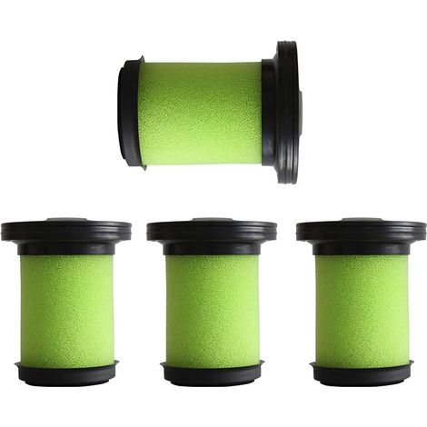 Paquete de 4 cartuchos de filtro reemplazables para aspiradoras de mano inalámbricas Gtech Multi MK-2-ATF006 y Gtech Multi MK2 K9, kit de filtro de espuma lavable. (1/4)