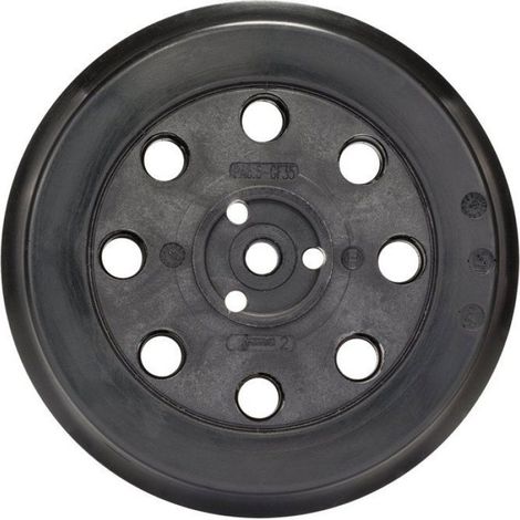 Plateau De Ponçage - Triangulaire 127 Mm 8 Trous 3 Orifices - Pour Ponceuse Électrique - 1 Pièce (1/3)
