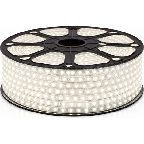 Cinta LED profesional EPISTAR 2835 120 LED/m de 25 o 50 metros de blanco Impermeable neutral (IP68)  Longitud: 25 metros