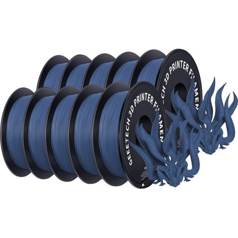 Filamento PLA opaco da 10 kg, diametro 1,75 mm, confezionato sottovuoto, disponibile in diverse colorazioni. (1/2)