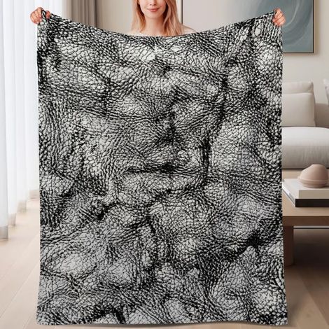 Couverture Polaire - 180 x 200 cm - Microfibre Douce - Pour Lit Canapé Fauteuil - Intérieur Chambre Salon - 1 Pièce (1/4)