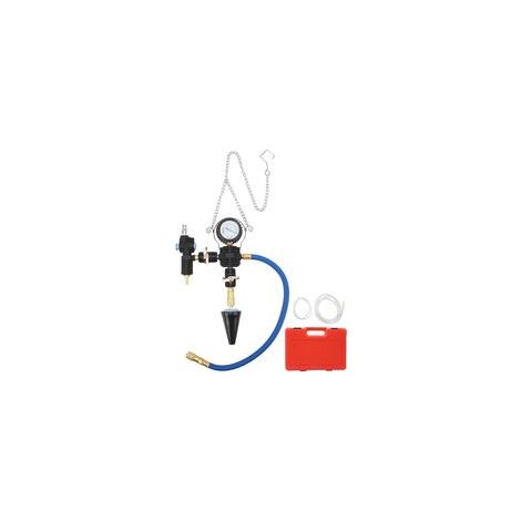 Kit d'outils de recharge de liquide de refroidissement, échelle de jauge précise 90psi, tuyau Flexible, testeur de pression de radiateur universel pour véhicules