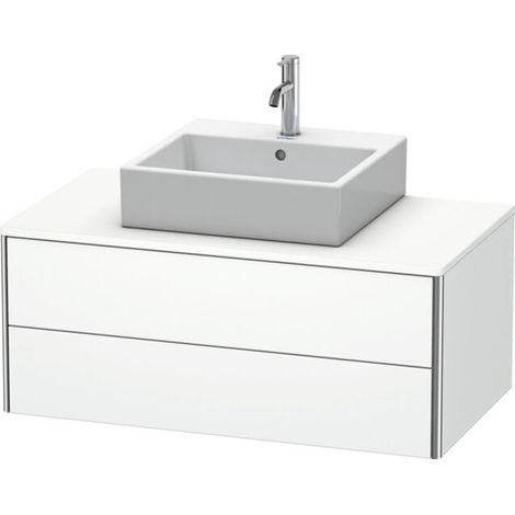 Lavabo consola Duravit XSquare, suspendido, 2 cajones, (1/2)
