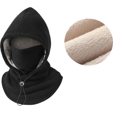 Cagoule 3 en 1 / Masque anti-saut en polaireSortSvart (1/2)