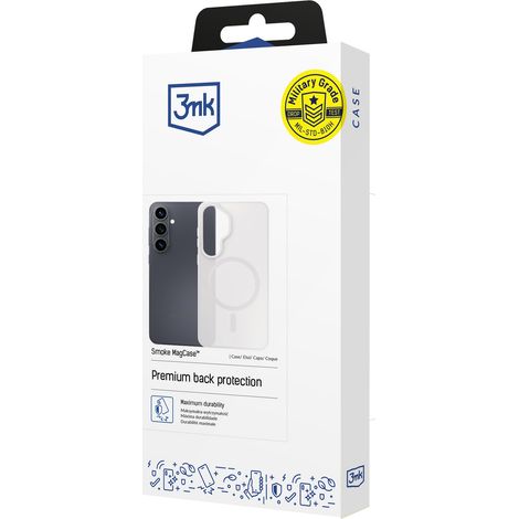 Apple iPhone 17 - 3mk MagCase Blanc Fumé (1/5)