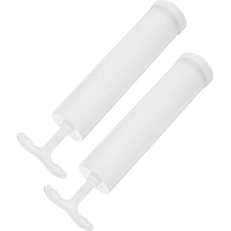 Housoutil 2 Pièces Pompe à Vide Manuelle Blanche en PVC pour (1/5)
