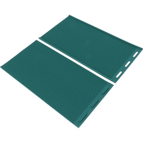 Feuilles alvéolées en plastique, moule à cire d'abeille DIY, feuille de cire gaufrée facile pour rucher domestique (1/5)
