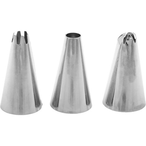 Set mit 3 Spritztüllen