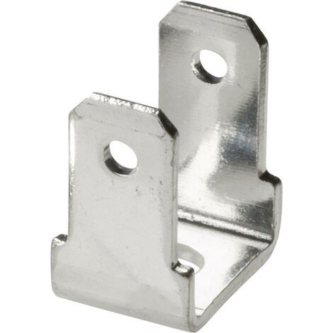 Languette 4.8 x 0.8 mm Vogt Verbindungstechnik 381790.67 90 °, 90 ° non isolé métal 1 pc(s) D29029 (1/4)